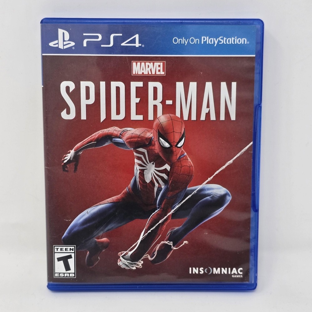 Marvel Spider-Man Sony PlayStation 4 PS4 Video Game Complete Tested Works